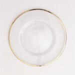 Wholesale Glass Charger Plate PZ-020